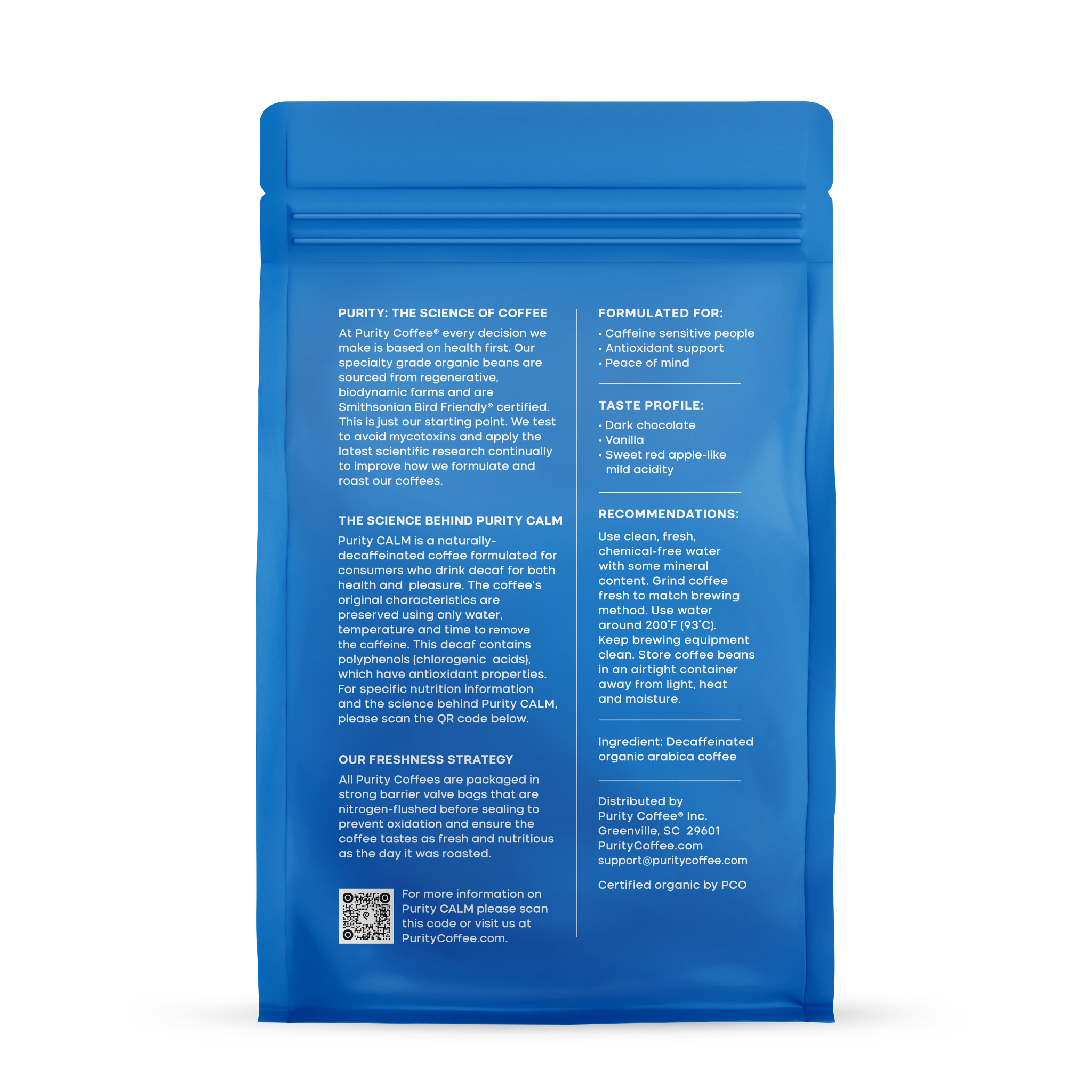CALM: Decaf Whole Bean Coffee - Image 4
